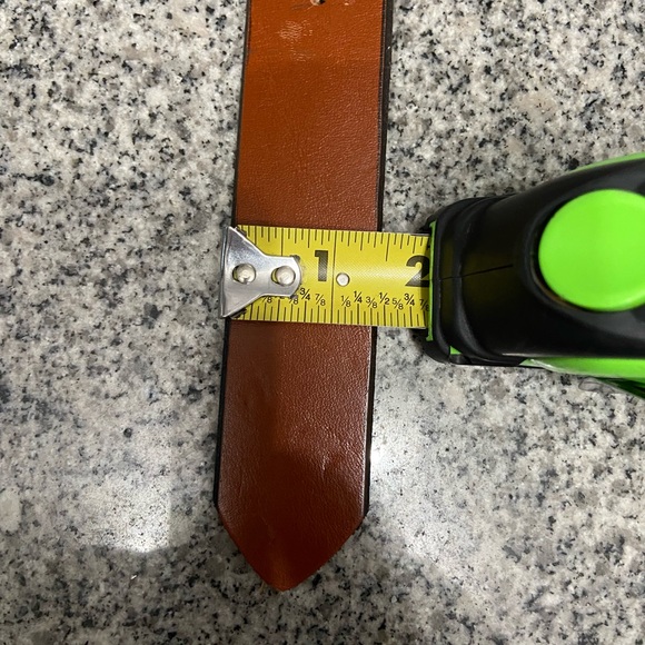 Vintage 2004 Pink & Black Redneck Woman Belt Buckle & Brown Belt 42" Trucker - Picture 7 of 8